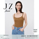 玖姿（JUZUI）商場(chǎng)同款簡(jiǎn)約字母裝飾內搭背心女裝夏款JWEX81201 咖啡 M