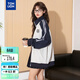 唐獅2025秋女立領(lǐng)前胸小細節針織短款外套