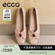 愛(ài)步（ECCO）芭蕾舞鞋女 26年春季新款時(shí)尚輕奢羊皮平底淺口單鞋 舞悅234363 裸粉色23436301118 39