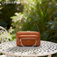 CHARLES&KEITH26春季新品鏈條休閑單肩腋下包斜挎包生日禮物CK2-80782809 Distressed Tan復古鞣褐 S