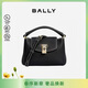 BALLY巴利女包皮革單肩斜挎手袋手提包6302497 黑色 新年禮物