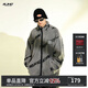 BJHG不計后果冬美式加厚仿羊羔絨棉服男潮寬松保暖毛絨情侶棉衣外套女 灰色 L