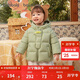 巴拉巴拉童裝寶寶羽絨服男童冬裝女童連帽外套萌趣2025新款面包服外套