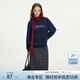 范思藍恩美式無(wú)帽字母刺繡圓領(lǐng)衛衣女秋冬2024新款寬松上衣14329 藏青 S
