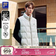 FILA 斐樂(lè )官方情侶款雙面穿羽絨馬甲2025冬健身運動(dòng)保暖上衣