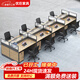 優(yōu)巨屏風(fēng)工位辦公桌椅組合簡(jiǎn)約現代辦公室職員工隔斷電腦桌子辦公家具 八人位含柜椅【包送包安裝】