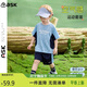 ASK JUNIOR童裝兒童套裝男童跑步運動(dòng)夏裝速干嬰幼短袖T恤短褲寶寶兩件套