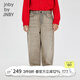 jnby by JNBY江南布衣童裝全棉直筒褲水洗牛仔長(cháng)褲做舊秋冬男童兒童1O8E11840 263/英式卡其 150 cm