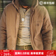 馬登工裝美式復古J141連帽夾克男加絨保暖棉衣秋冬防風(fēng)男士棉服外套 卡其色 【棉襖男/衣服冬季/男外套冬季保暖/防寒服】 M