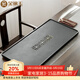 金鑲玉烏金石茶盤(pán)茶托 手工家用排水式功夫茶具石頭茶臺套裝 東籬烏金石茶盤(pán)60*30