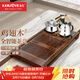 金灶（KAMJOVE）自動(dòng)上水整套茶具套裝 雞翅木實(shí)木茶盤(pán)功夫茶臺茶海電熱茶爐K-185 搭配K9泡茶壺