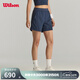 威爾勝（Wilson）夏季女士Airy防曬輕量沖孔透氣運動(dòng)訓練外穿短褲網(wǎng)球褲 海軍藍-WW20128532DBC M /170/70A