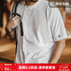 馬登工裝 美式休閑7A抗菌速干短袖T恤運動(dòng)透氣廓形反戰打底衫男夏 云霧白 XL