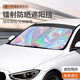 胖東來(lái)代購汽車(chē)防遠光燈遮陽(yáng)板德國汽車(chē)遮陽(yáng)板前檔防遠光日夜兩用防 【特大號SUV/MVP/貨車(chē)】鐳射冰晶遮陽(yáng)擋95