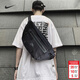 耐克（NIKE） 斜挎包男包女包 2026新款運動(dòng)包戶(hù)外旅行包時(shí)尚腰包黑色單肩包 DN2556-010/黑色/曬圖退5   MISC