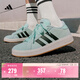 adidas「面包鞋」GRAND COURT BASE 00s休閑低幫板鞋男女阿迪達斯 薄荷綠/黑色/漢玉白   42
