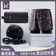 Keep泳褲男防尷尬雙層寬松泳褲泳衣速干沙灘褲裝備印花四件套-1  3XL
