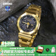 卡西歐（CASIO）手表男G-SHOCK八王子GM-B2100金屬八角太陽(yáng)能藍牙潮流運動(dòng)電子表 GM-B2100GD-9APRT奢華金鋼