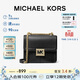 MICHAEL KORS禮物MK女包SONIA單肩斜挎包鏈條腋下包小號黑色