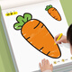 億基美涂色書3-6歲兒童繪畫本幼兒園寶寶畫畫填色描繪本涂鴉生日禮物