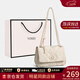 viney輕奢斜挎包包女包牛皮單肩包鏈條包生日三八38女神節禮物老婆 【米白咖色】3.8節送媽媽高檔實(shí)用女生腋下包 時(shí)尚品牌百搭休閑小眾手提包