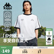 卡帕（Kappa）背靠背復古短袖2026新款男款夏季運動(dòng)T恤情侶半袖上衣女K0E32TD14 韓國白-012 S （尺碼推薦適合165/88A）