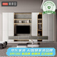 索菲亞全屋定制 萊薩系列 客廳電視機柜組合木質(zhì)多功能背景墻 收納書(shū)架 元/㎡
