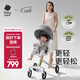 babycareA3嬰兒推車(chē)輕便遛娃神器可折疊遮陽(yáng)篷可坐可拆洗可折疊高景觀(guān) A3輕便四輪推車(chē)【時(shí)光銀】