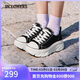 斯凱奇（Skechers）女鞋經(jīng)典百搭帆布鞋厚底增高休閑鞋軟底舒適透氣板鞋戶(hù)外鞋177435