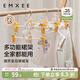 嫚熙（EMXEE）嬰兒裙褲衣架兒童衣架寶寶新生兒褲架防滑夾子晾衣架 裙褲衣架 10個(gè)裝