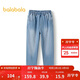 巴拉巴拉女童牛仔褲2025春兒童蘿卜褲蝴蝶結長(cháng)褲【商場(chǎng)同款】202125108005