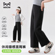 貓人女童褲子春秋季直筒闊腿長(cháng)褲2026新款外穿百搭女孩大童休閑運動(dòng)褲 黑色- 1條 160 【推薦身高140-150cm】