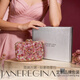 JANEREGINA簡(jiǎn)瑞吉娜輕奢晚宴手拿包高端定制禮服裝飾小包包女滿(mǎn)鉆花朵手包迷你宴會(huì )包 玫瑰紅色