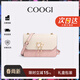 COOGI包包女款輕奢品牌女士單肩包女斜挎包女情人節生日禮物送女友老婆 粉色