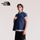 The North Face北面短袖Polo男戶(hù)外透氣運動(dòng)休閑8FZV 藏青色/8K2 XL