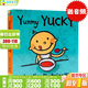 小毛孩 小臟孩 英文原版繪本 Yummy Yucky 名家Leslie Patricelli 幼兒?jiǎn)⒚杉埌鍟?shū)