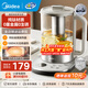 美的（Midea）純鈦養生壺母嬰級316L不銹鋼 加大濾網(wǎng)花茶壺煮茶器 家用大容量恒溫電熱水壺可煮小米 新升級純鈦發(fā)熱盤(pán) 1.5L