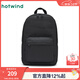 熱風(fēng)男士雙肩包春秋新款簡(jiǎn)約基礎涂層雙肩背包戶(hù)外休閑登山包 01黑色 F