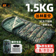君狐迷彩睡袋信封式保暖棉加厚戶(hù)外露營(yíng)成人1.5kg叢林星空