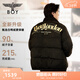 BOY LONDON【暗夜哥特】短款加厚羽絨服冬季百搭情侶款90絨N28064 黑色N28064 全新升級 XS