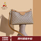 稻草人女士包包2026新款時(shí)尚百搭單肩包通勤大氣媽媽包38婦女節送老婆 卡其-A款