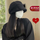 CHANEELR & KARITH漁夫帽2026新款秋冬季節顯臉小韓版女士帽子時(shí)尚潮流百搭保暖子女 黑色