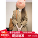 GARNUO西裝毛呢外套女2026秋冬季新款小個(gè)子高級感加厚羊毛短款呢子大衣 卡其色【常規版】 M 【101-115斤】
