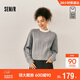 森馬（Semir）商場(chǎng)同款|森柔毛衣女冬季短款絞花圓領(lǐng)寬松2025毛衫101725107001