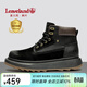 楓葉（leaveland）馬丁靴男冬季新品英倫風(fēng)時(shí)尚高幫工裝靴厚底耐磨大頭皮靴子男 黑色（皮鞋碼） 41