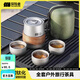 探險者（TAN XIAN ZHE）戶(hù)外茶具鈦茶具鈦杯戶(hù)外茶具煮茶套裝便攜式旅行茶具露營(yíng)裝備全套 旅行茶具 泡茶|濾茶器+杯*3+包