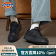 Dickies情侶板鞋時(shí)尚百搭厚底增高休閑運動(dòng)鞋滑板鞋 全黑    41   