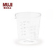 MUJI 耐熱玻璃 計量杯 杯子 刻度杯 100mL 直徑7×高7.5cm
