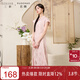 三彩大碼女裝2025夏季新款新中式立領(lǐng)連衣裙提花修身改良旗袍胖MM
