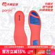TLSS天朗足球 TLSS防滑緩震PORON透氣減震耐磨跑步籃球足球鞋墊 A款紅色半掌TLSSXD-HONG-2 JP275(43)